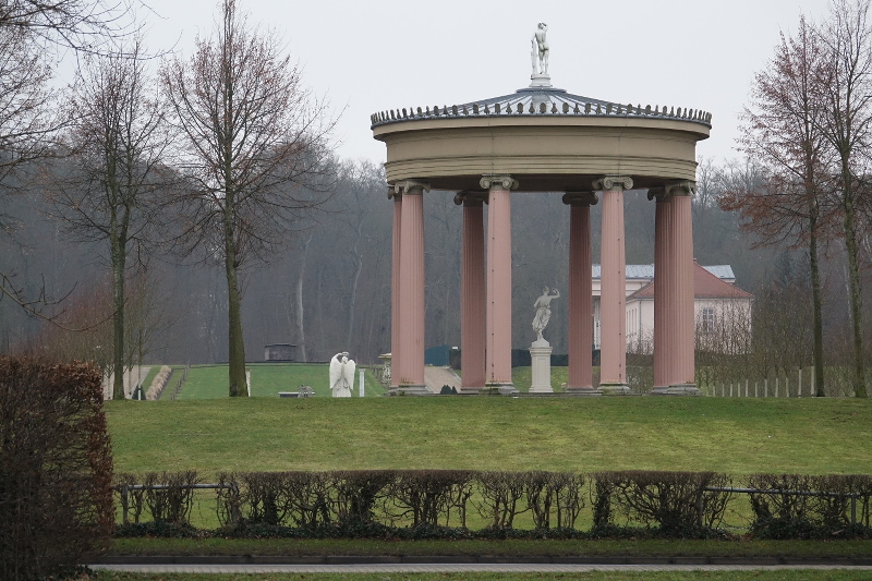 Blick in den Neustrelitzer Schlosspark