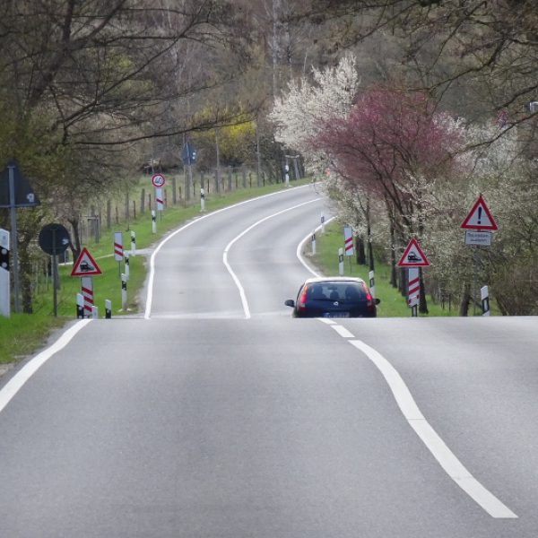 Die Straße nach Neubrandenburg